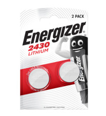 Micropila CR2430 - 3V - a pastiglia - Lithium - Energizer - blister 2 pezzi