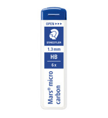 Mine Mars Micro - mina 1,3mm - gradazione HB - Staedtler - astuccio 6 mine