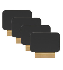 Mini lavagne segnaposto - 7,5 x 9 cm - Securit - set  4 pezzi