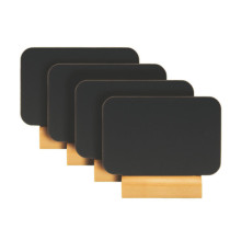 Mini lavagne segnaposto - 7,5 x 9 cm - Securit - set  4 pezzi