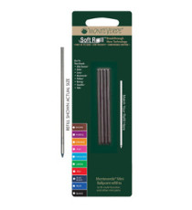 Minirefill per sfera multifunzione - punta media - verde - Monteverde - conf. 4 pezzi