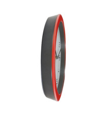 Orologio da parete Hornew - diametro 30 cm - rosso - Alba