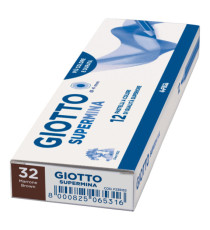 Pastello Supermina - mina 4 mm - marrone 32 - Giotto