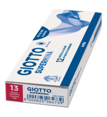 Pastello Supermina - mina 4 mm - rosso carminio 13 - Giotto