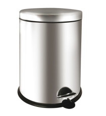 Pattumiera a pedale Bin Basic - 12 L - acciaio inox - Medial