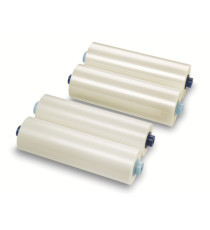 Pellicola gloss Nap2 per plastificazione - 330 mm x 76 mt - 75 micron - GBC - conf. 2 bobine