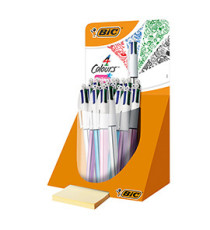 Penna 4 colori Shine - colori assortiti - Bic - expo 20 pezzi