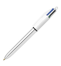 Penna 4 colori Shine - colori assortiti - Bic - expo 20 pezzi