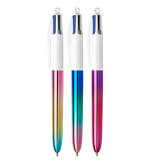 Penna 4 Colours Gradient - colori assortiti - Bic - expo 30 pezzi