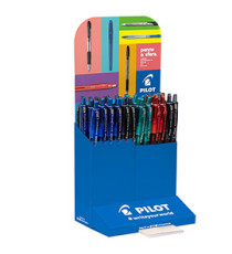 Penna a scatto Supergrip G - punta 1,6mm - colori assortiti  - Pilot - expo 48 pezzi