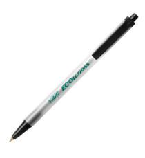 Penna a sfera a scatto ECOlutions - punta 1,0mm  - nero - punta 1,0mm - Bic - conf. 50 pezzi