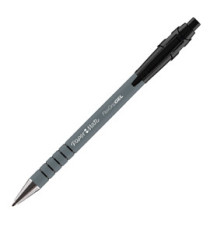 Penna a sfera a scatto Flexgrip Gel - punta 0,7 mm - nero - Papermate