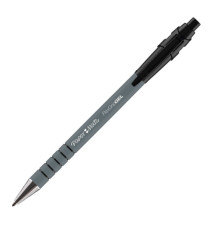 Penna a sfera a scatto Flexgrip Gel - punta 0,7 mm - nero - Papermate