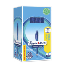 Penna a sfera a scatto Flexgrip Ultra  - punta 1,0mm - blu  - Papermate - conf. 30+6 pezzi