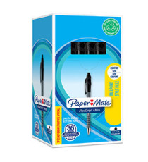 Penna a sfera a scatto Flexgrip Ultra  - punta 1,0mm - nero - Papermate - conf. 30+6 pezzi