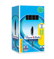 Penna a sfera a scatto Flexgrip Ultra  - punta 1,0mm - nero - Papermate - conf. 30+6 pezzi