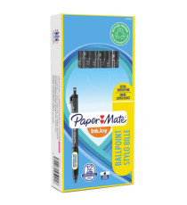 Penna a sfera a scatto Inkjoy 300 RT - punta 1,0mm - nero  - Papermate