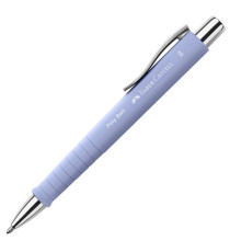 Penna a sfera a scatto Poly Ball Urban - punta 0,7 mm - fusto pale iris - Faber-Castell
