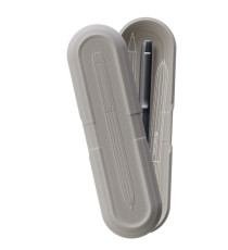 Penna a sfera Avori - punta M - fusto grigio grafite - Faber-Castell