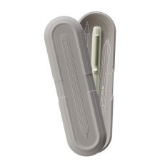 Penna a sfera Avori - punta M - fusto verde salvia - Faber-Castell