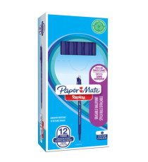 Penna a sfera con cappuccio Replay - cancellabile - punta 1 mm - blu - Papermate