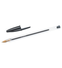 Penna a sfera Cristal  - punta media 1,0mm - nero - Bic - conf.  90+10 pezzi