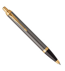 Penna a sfera IM Grey GT - punta M - grigio - Parker