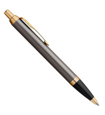 Penna a sfera IM Grey GT - punta M - grigio - Parker