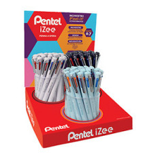 Penna a sfera iZee - 4 colori - Pentel - expo 36 pezzi