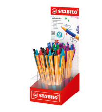 Penna a sfera pointball® - colori assortiti - Stabilo - expo 38 pezzi