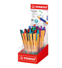 Penna a sfera pointball® - colori assortiti - Stabilo - expo 38 pezzi