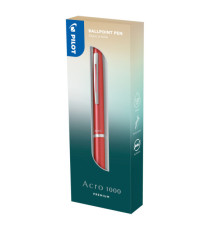 Penna a sfera scatto Acro 1000 - punta 1.0 mm - fusto corallo - Pilot