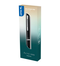 Penna a sfera scatto Acro 1000 - punta 1.0 mm - fusto nero - Pilot