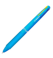 Penna a sfera scatto multifunzione 4 Multi Color - Neon - colori assortiti - Osama - expo 36 pezzi