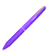Penna a sfera scatto multifunzione 4 Multi Color - Neon - colori assortiti - Osama - expo 36 pezzi