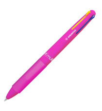 Penna a sfera scatto multifunzione 4 Multi Color - Neon - colori assortiti - Osama - expo 36 pezzi