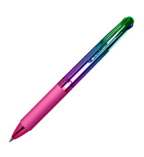 Penna a sfera scatto multifunzione 4 Multi Color - Rainbow - colori assortiti - Osama - expo 24 pezzi