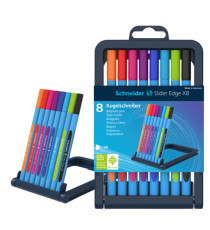 Penna a sfera Slider Edge - tratto XB - colori assortiti - Schneider - astuccio 8 pezzi