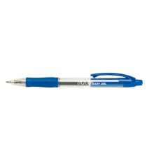 Penna a sfera a scatto Easy gel - tratto 0,5mm - blu - Tratto