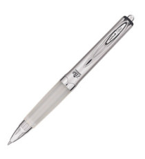 Penna gel a sfera a scatto Signo 207 Premier  - fusto argento - nero - punta 0,7mm - Uni Mitsubishi