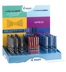 Penna Hi-Tecpoint V5 - colori assortiti - Pilot - expo 60 pezzi