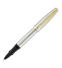 Penna roller Aldo Domani - punta M - fusto silver - Monteverde