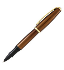 Penna roller Aldo Domani - punta M - fusto tabacco - Monteverde