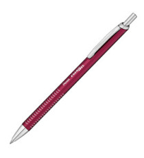 Penna roller EnerGel Metal Slim - punta 0,7 mm - fusto rosso - Pentel
