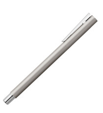 Penna roller Neo slim - punta 0,7 mm - fusto acciaio - Faber-Castell