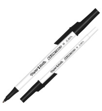 Penna sfera - cappuccio - Kilometrico Recycled - punta 1,0 mm - nero - Papermate