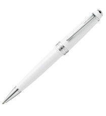 Penna sfera Bailey Light - punta F - fusto bianco/cromo - Cross