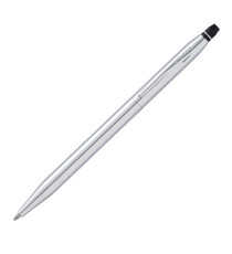 Penna sfera Click - punta M - fusto cromo - Cross