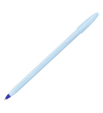 Penna sfera Cristal Pastel - 1.0 mm - fusto colori assortiti - Bic - conf. 20 pezzi
