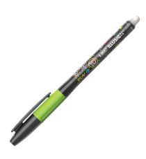 Penna sfera Gelocity Illusion - gel cancellabile - punta 0,7 mm - nero - Bic - conf. 12 pezzi